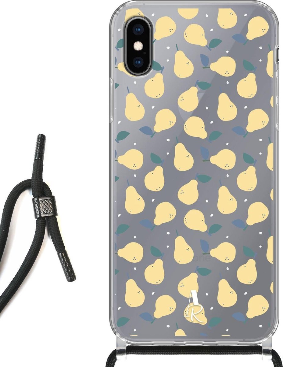 iPhone X hoesje met koord - Pears