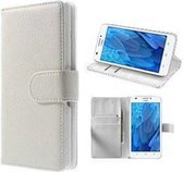 Huawei G620 Hoesje Wallet Case Wit