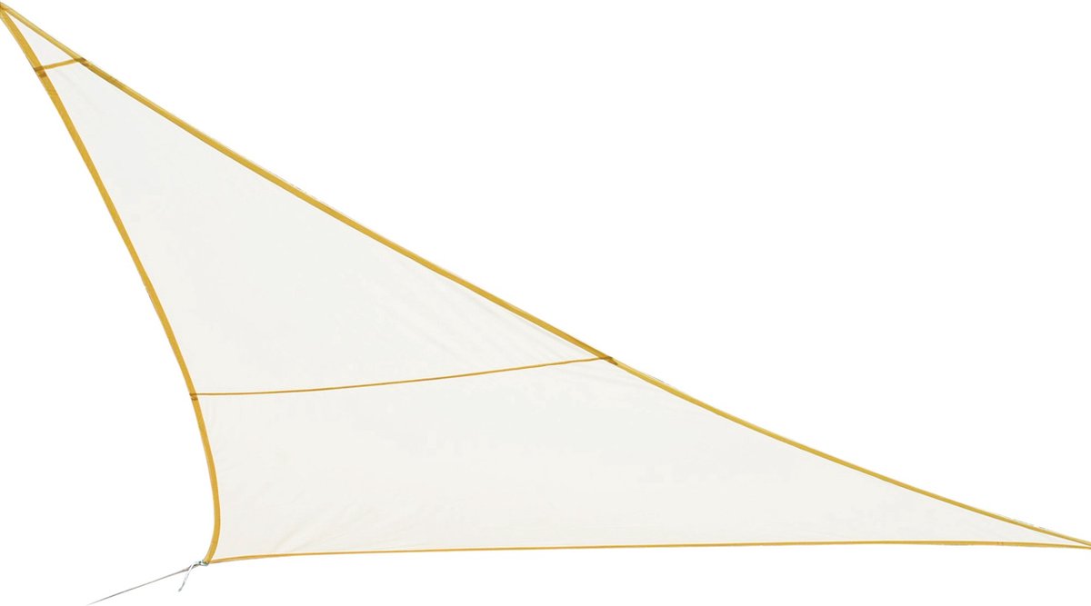 Practo Garden - Schaduwzeil - Driehoek - Polyester - 5 x 5 m - Crème