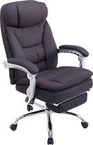 CLP XL Troy Bureaustoel - Ergonomisch - Voor volwassenen - Met armleuningen - Stof - zwart