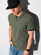 Poloshirt heren - Kaki groen - S1382