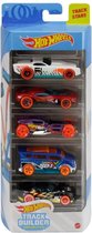 Hot Wheels Autoset Trackstars 7,5 X 2,5 Cm Staal 5-delig