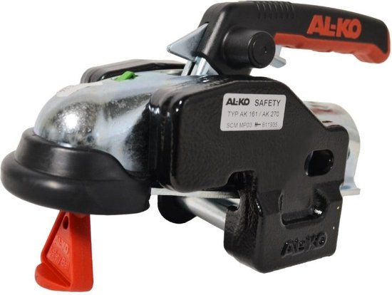 AL-KO Safety koppelingsslot met rode hendel, inclusief SCM goedkeuring.