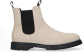 Sacha - Heren - Off white suède chelsea boots - Maat 41