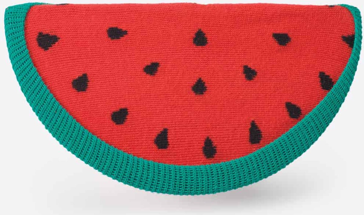 Doiy Sokken Watermeloen Katoen/polyester Rood/groen One-size