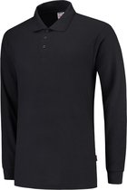 Tricorp Poloshirt lange mouw - Casual - 201009 - Navy - maat L