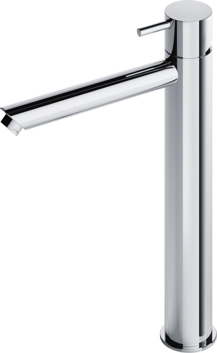 Hotbath Cobber - Wastafelmengkraan - zonder Waste - Laag - Chroom - Opbouw - Chroom - V03