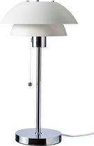 Dyberg Larsen Tafellamp Parma Led 45 Cm E27 Staal 40w Wit