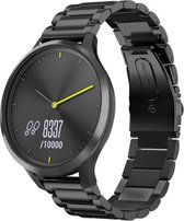 Stalen Smartwatch bandje Geschikt voor Garmin Vivomove HR stalen band zwart . bol