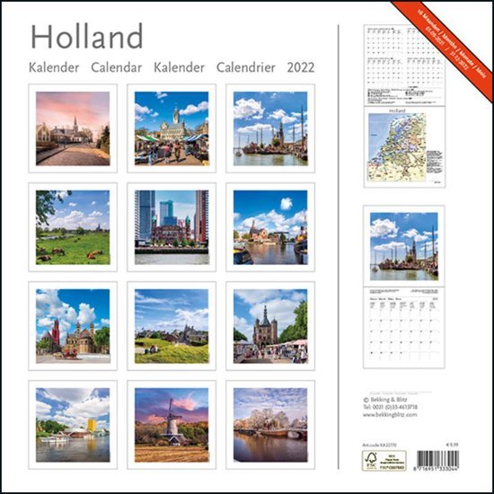 Holland Kalender 2022 - Bekking & Blitz