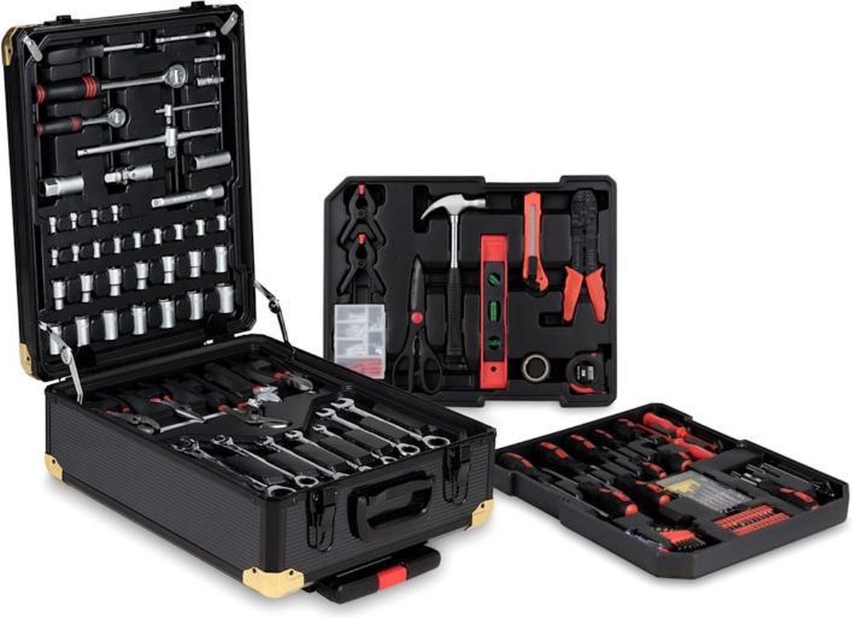 Valise à outils Wolfgang Tools Trolley 32 pièces - 4 tiroirs | bol.com