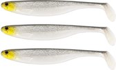 Westin ShadTeez Slim - Headlight - 10cm - 6g - 3 Stuks - Geel