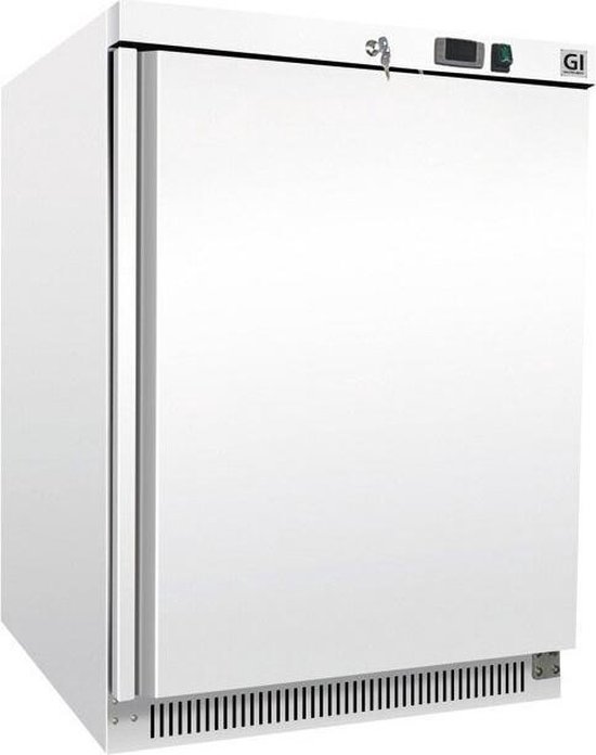 Gastro-Inox Wit Stalen Koeling 200 Liter, Statisch Gekoeld Met Ventilator, Gastro-Inox 201.108