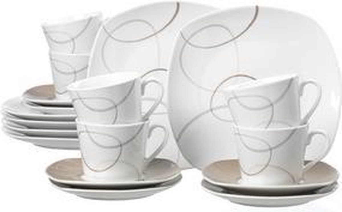 Ritzenhoff & Breker 22450 Service à café Evora - 18 pièces
