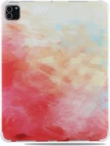 Schokbestendig IMD + TPU aquarel beschermhoes voor iPad 10.2 / iPad Pro 10.5 (Spring Cherry)