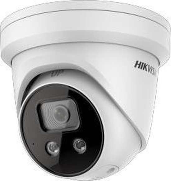 Hikvision Digital Technology DS-2CD2346G2-ISU/SL IP-beveiligingscamera Buiten Dome 2.8mm 4MP microfoon en speaker - Hikvision