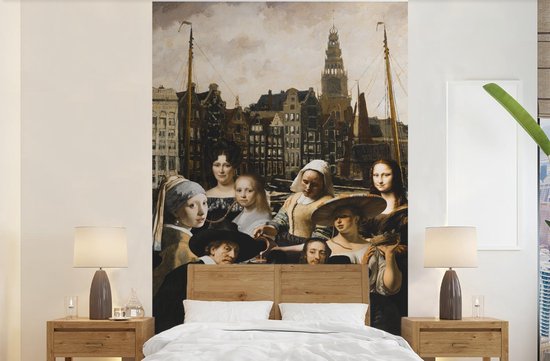 Papier Peint - Peintures Papier peint photo Peinture - Oude Meesters - Collage - Largeur 160 cm x Hauteur 240 cm