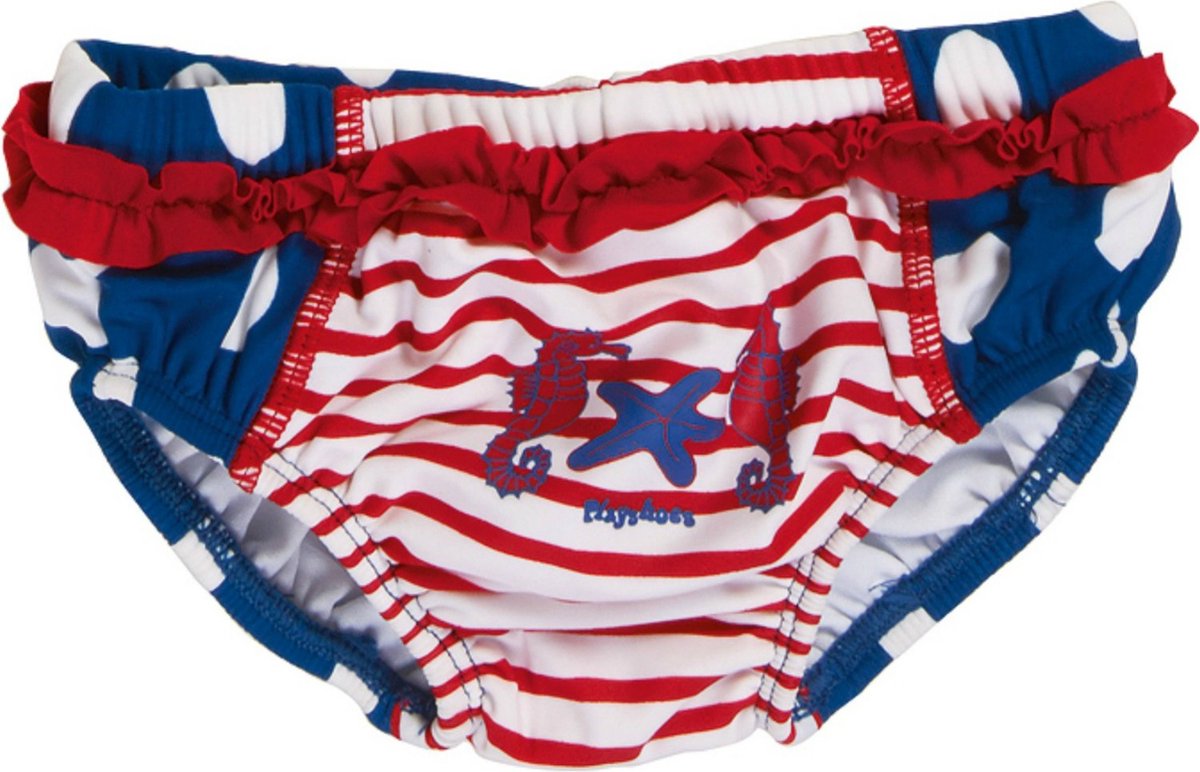 Goedkoopste Playshoes UV herbruikbare Zwemluier Kinderen Zeepaardje - Blauw - Maat 62/68