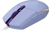 Bol.com Logitech G G102 LIGHTSYNC muis - 8000 DPI - Instelbare RGB - 6 buttons lay-out - Lila aanbieding