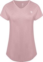 Dare2B - Defy Dames Sportshirt - Powder Pink - Maat 38