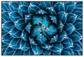 Close-up van de blauwe plant - Foto op Akoestisch paneel - 90 x 60 cm