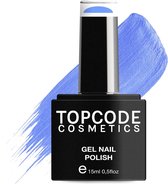 Blauwe Gellak van TOPCODE Cosmetics - Blue Berry - MCSU77 - 15 ml - Gel nagellak Nagellak Blauw Gellak blauw gellac