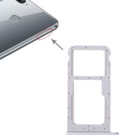 SIM-kaartvak + SIM-kaartvak / Micro SD-kaart voor Huawei Honor 9 Lite (wit)