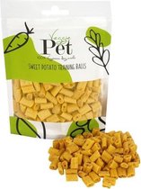 Veggie pet sweet potato training balls - 100 gr - 1 stuks