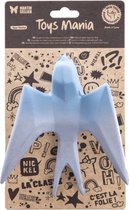 Martin sellier latex origami zwaluw pastel blauw - 14,5 cm - 1 stuks