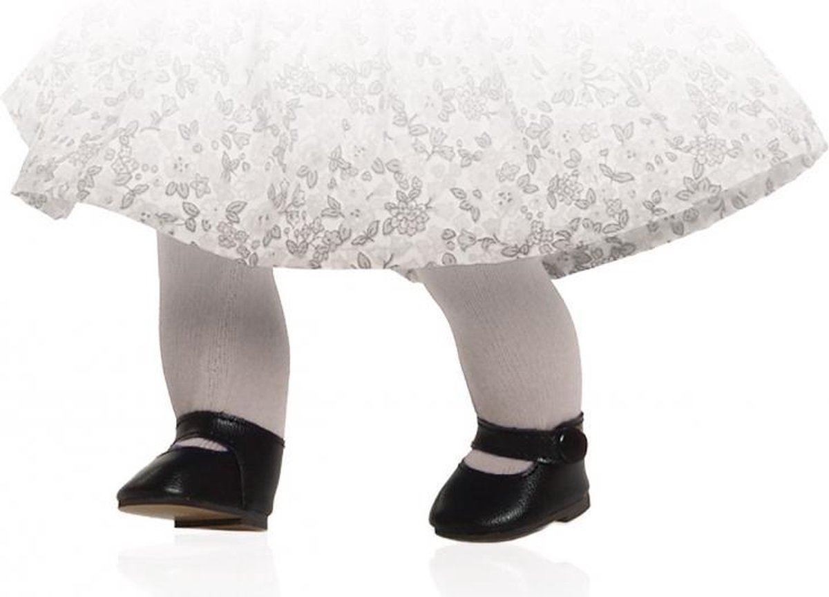Paola Reina schoenen zwart, knoop geschikt voor Blanditas 36cm