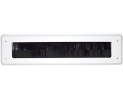 Tochtklep - Wit - Aluminium - door-line - 52.00.140 binnen
