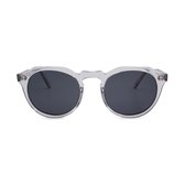 N°1 Unisex Ronde Zonnebril Heren Gepolariseerd / Zonnebrillen Dames van Premium Italiaanse Mazzucchelli Acetaat - Zonnebril Dames / Zonnebrillen Heren met UV400 Bescherming - Cryst