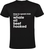 Speak Irish Heren t-shirt | ierland | ireland | belfast | pub | dublin | engeland | brexit | Zwart