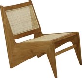 Rotan Kangaroo Chair - Pierre - Bruin - 80 x 57 x 74