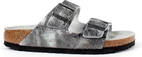 birkenstock vintage metallic gray silver