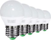 E27 LED-lamp 6W 220V G50 220 ° (5 stuks) - Wit licht