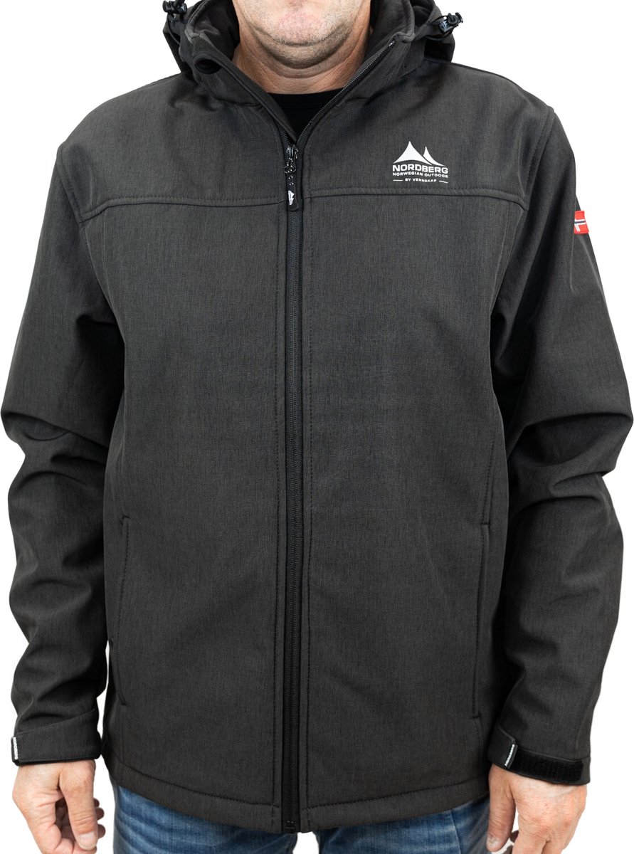 Nordberg Kjeld Softshell Jas Ms00301-bk Kleur Grijs