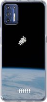 6F hoesje - geschikt voor Motorola Moto G9 Plus -  Transparant TPU Case - Spacewalk #ffffff
