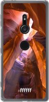 6F hoesje - geschikt voor Sony Xperia XZ2 -  Transparant TPU Case - Sunray Canyon #ffffff