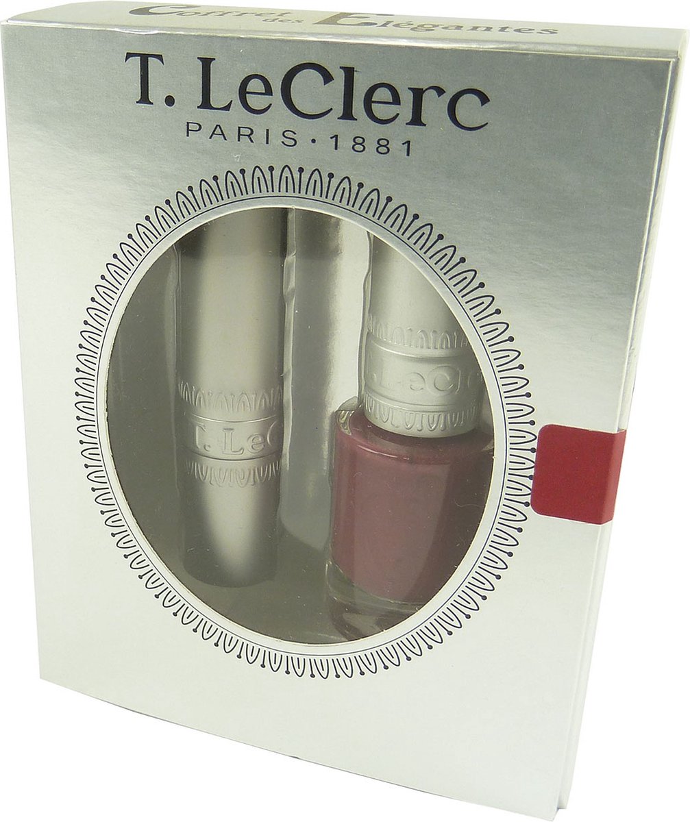 Goedkoopste T. LeClerc PARIS 1881 Coffret des Elegantes Lipnagelset - Rose Gourmande