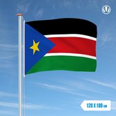 Vlag Zuid-Soedan 120x180cm