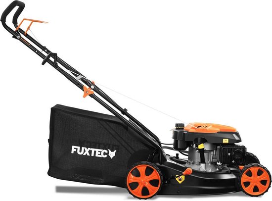 FUXTEC FX-RM4646ECO tondeuse à gazon Marcher derrière un tracteur tondeuse Essence Noir, Orange