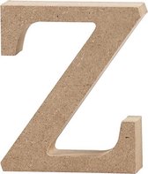 Letter. z. H: 8 cm. 2 cm. mdf - 1 st