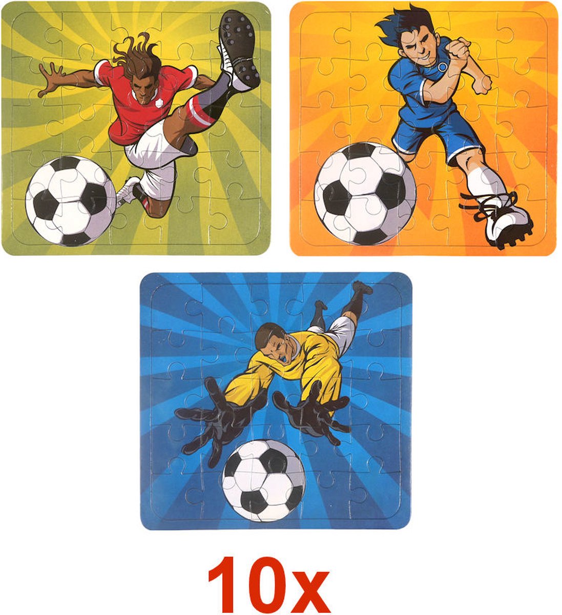 10 STUKS - LUXE VOETBAL - Traktatie Doos - INCLUSIEF SPEELGOED - Traktaties Uitdeelcadeaus voor Verjaardagen en Kinderfeestjes — afbeelding 6