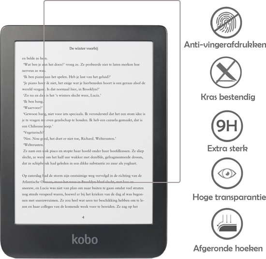 Screenprotector - Geschikt voor - Kobo Clara HD - Screenprotector Bescherm Glas Gehard Screen Protector - 3 Stuks van 3MK — afbeelding 3