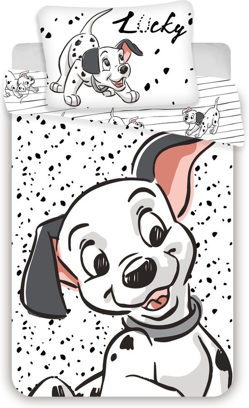 Disney 101 Dalmatians BABY Housse de couette Lucky - 100 x 135 cm - Katoen  Points Wit | bol.com