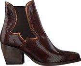 Verton 667-003 Enkellaarsjes - Enkelboots - Dames - Bruin - Maat 37