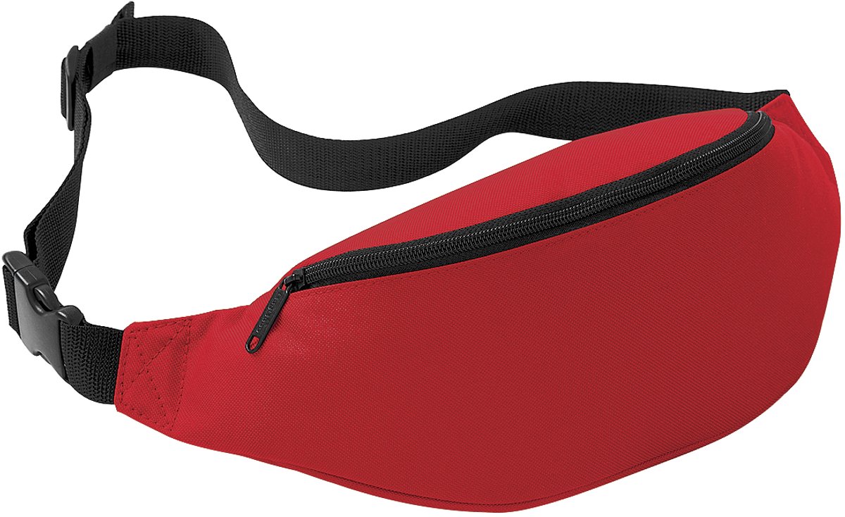Bagbase Verstelbare gordeltas (2,5 Liter) (Pakket van 2) (Klassiek rood)