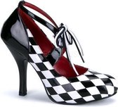 Funtasma Sandaal met enkelband -38 Shoes- Harlequin-03 US 8 Zwart/Wit