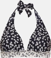 Blossoms triangel bikinitop Blauw maat 38D (75D)